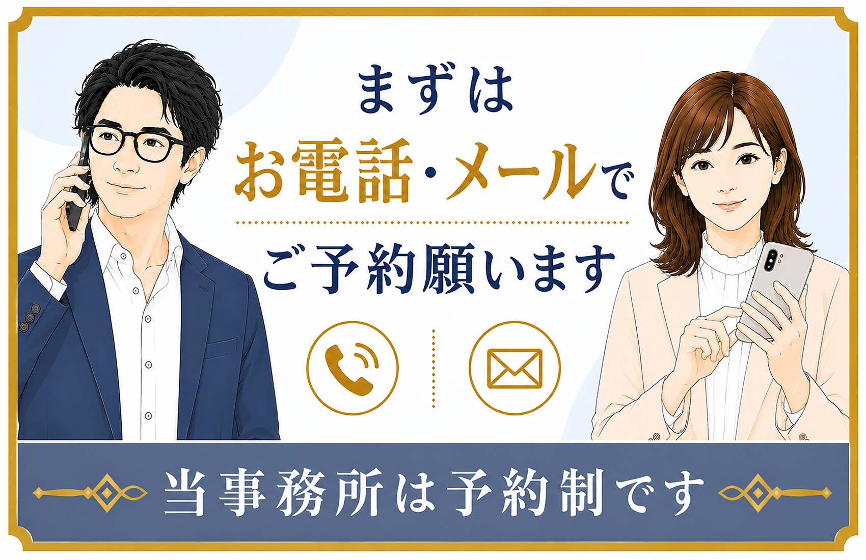長浜市・彦根市で営業許可なら行政書士かわせ事務所予約制のご案内画像