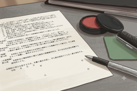 行政書士かわせ事務所【長浜市・彦根市】取扱業務 契約書作成